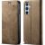 Чехол-книжка UniCase Jeans Wallet для Samsung Galaxy S24 FE (S721) - Khaki: фото 1 из 6