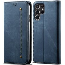 Чехол-книжка UniCase Jeans Wallet для Samsung Galaxy S25 Ultra (S938) - Blue: фото 1 из 6
