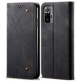 Чохол-книжка UniCase Jeans Wallet для Xiaomi Redmi Note 10 Pro - Black (278436B)