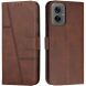 Чехол-книжка UniCase Jet Cover для Motorola Moto G55 - Brown (366128Z). Фото 1 из 10