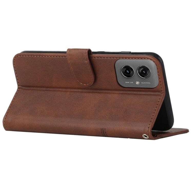 Чехол-книжка UniCase Jet Cover для Motorola Moto G55 - Brown: фото 3 из 10
