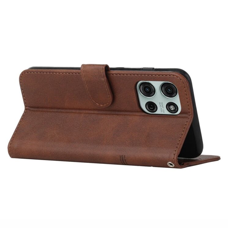 Чехол-книжка UniCase Jet Cover для Motorola Moto G75 - Brown: фото 3 из 10