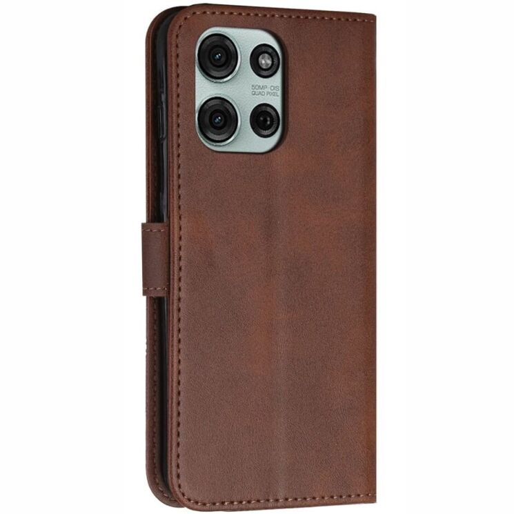 Чехол-книжка UniCase Jet Cover для Motorola Moto G75 - Brown: фото 5 из 10