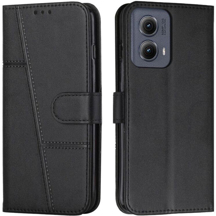 Чохол-книжка UniCase Jet Cover для Motorola Moto G85 - Black: фото 1 з 10