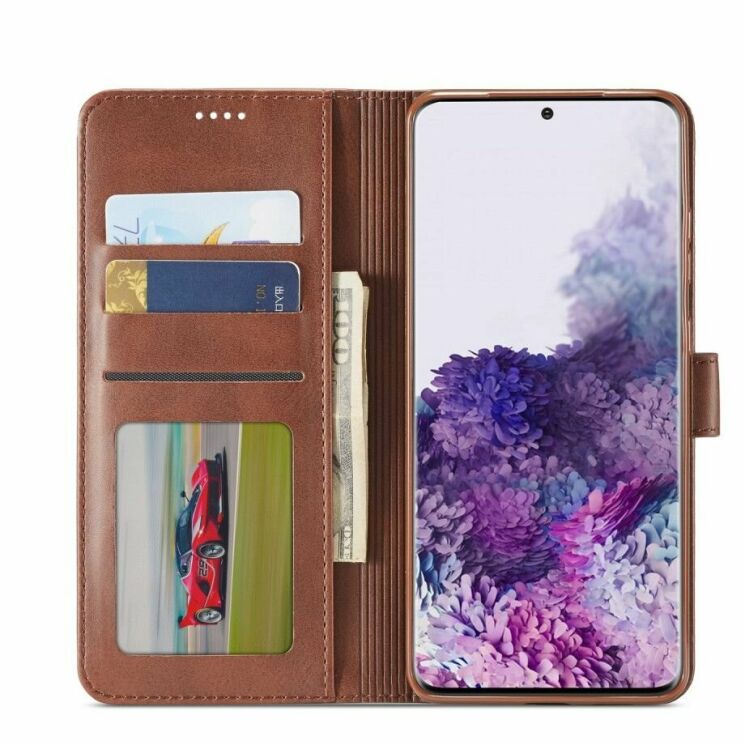 Чехол LC.IMEEKE Wallet Case для Samsung Galaxy A51 (А515) - Coffee: фото 3 из 13