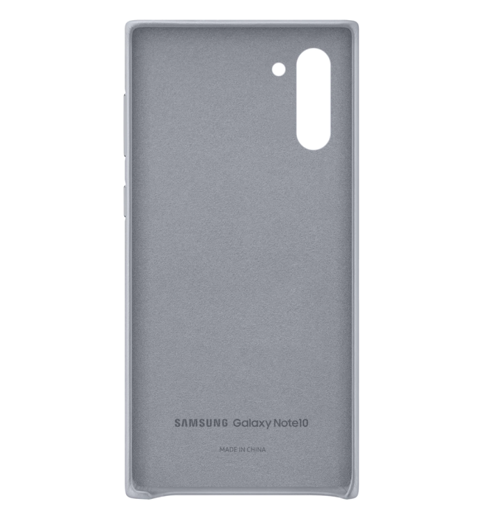 Чохол Leather Cover для Samsung Galaxy Note 10 (N970) EF-VN970LJEGRU - Gray: фото 4 з 4