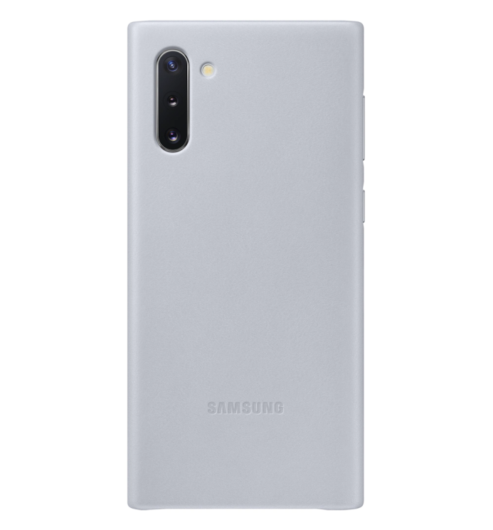 Чохол Leather Cover для Samsung Galaxy Note 10 (N970) EF-VN970LJEGRU - Gray: фото 1 з 4