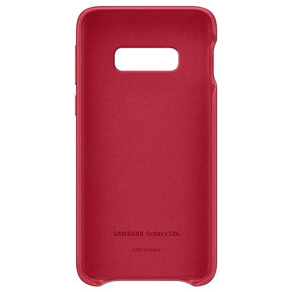 Чохол Leather Cover для Samsung Galaxy S10e (G970) EF-VG970LREGRU - Red: фото 4 з 5