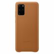 Чехол Leather Cover для Samsung Galaxy S20 Plus (G985) EF-VG985LAEGRU - Brown (314032Z)