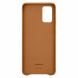 Чехол Leather Cover для Samsung Galaxy S20 Plus (G985) EF-VG985LAEGRU - Brown (314032Z). Фото 3 из 3