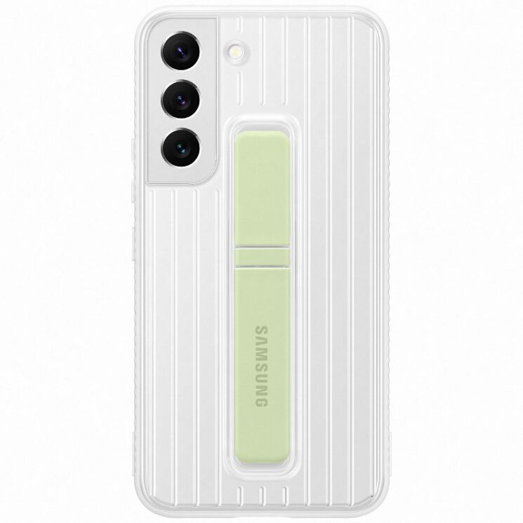 Чехол Protective Standing Cover для Samsung Galaxy S22 (S901) EF-RS901CWEGRU - White: фото 1 из 9