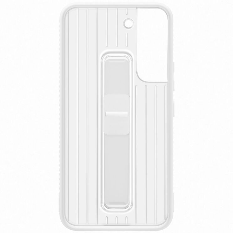 Чехол Protective Standing Cover для Samsung Galaxy S22 (S901) EF-RS901CWEGRU - White: фото 5 из 9