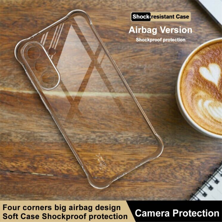Чохол з посиленими кутами IMAK Airbag MAX Case для Samsung Galaxy A37 (A376) - Transparent: фото 3 з 8
