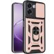 Чохол із захистом камери Deexe Armor Shield для OPPO A6x - Rose Gold (406531RG). Фото 1 з 9