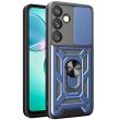 Чехол с защитой камеры Deexe Armor Shield для Samsung Galaxy A57 (A576) - Blue (406126L)