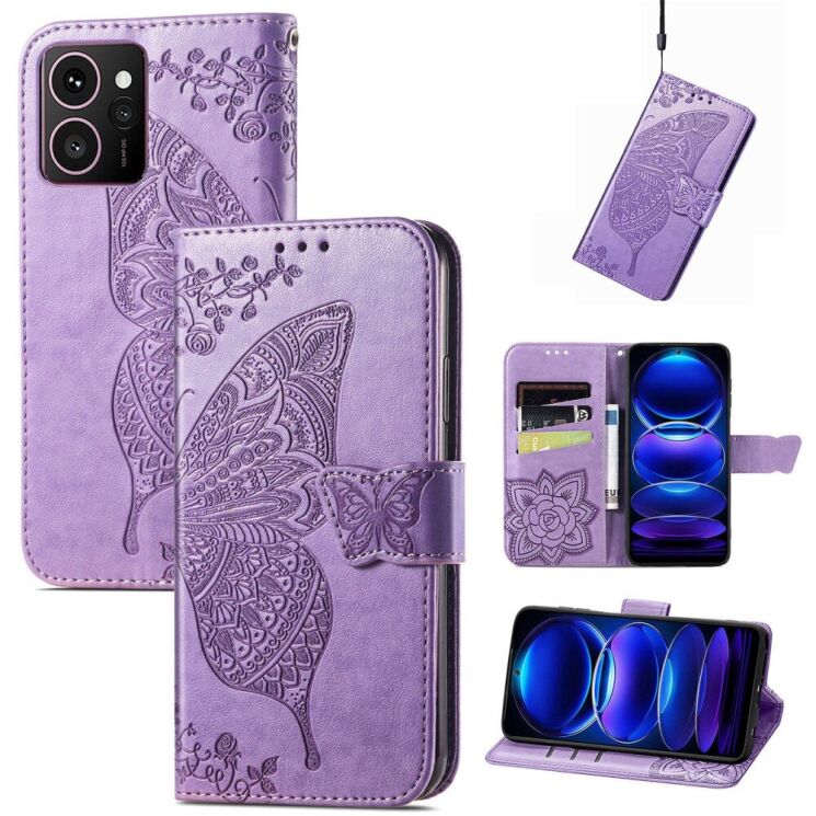 Чехол UniCase Butterfly Pattern для HMD Skyline - Light Purple: фото 4 из 10
