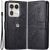 Чехол UniCase Butterfly Pattern для Motorola Edge 50 Ultra - Black: фото 1 из 8