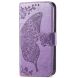 Чехол UniCase Butterfly Pattern для Motorola Moto G75 - Light Purple (367821LV). Фото 5 из 10