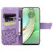 Чехол UniCase Butterfly Pattern для Motorola Moto G75 - Light Purple (367821LV). Фото 2 из 10