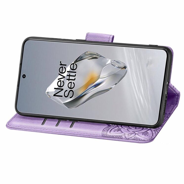 Чехол UniCase Butterfly Pattern для OnePlus 12 - Light Purple: фото 3 из 8