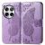 Чехол UniCase Butterfly Pattern для OnePlus 12 - Light Purple: фото 1 из 8