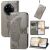Чехол UniCase Butterfly Pattern для Realme 14 Pro Plus - Grey: фото 1 из 9