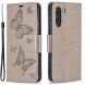 Чехол UniCase Butterfly Pattern для Samsung Galaxy S21 FE (G990) - Grey (230621H). Фото 2 из 10