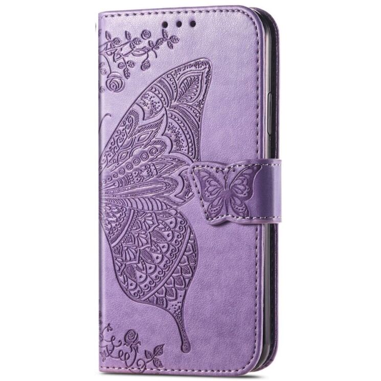 Чехол UniCase Butterfly Pattern для TECNO Spark 30C - Light Purple: фото 5 из 10