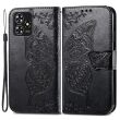 Чехол UniCase Butterfly Pattern для ZTE Blade A73 - Black (342817B)