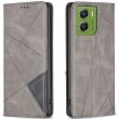 Чохол-книжка з кишеньками UniCase Geometric Pattern для Motorola Moto G06 - Grey (401505H)