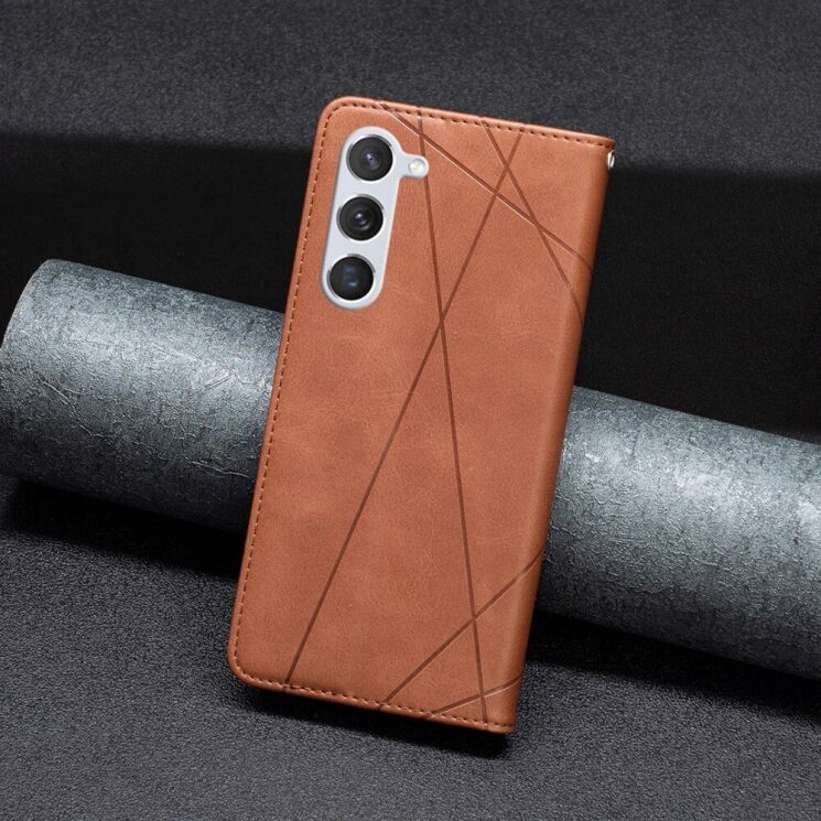 Чохол UniCase Geometric Pattern для Samsung Galaxy S24 (S921) / Galaxy S25 (S931) - Brown: фото 4 з 8