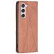 Чохол UniCase Geometric Pattern для Samsung Galaxy S24 (S921) / Galaxy S25 (S931) - Brown (343505Z). Фото 3 з 8