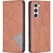 Чохол UniCase Geometric Pattern для Samsung Galaxy S24 (S921) / Galaxy S25 (S931) - Brown (343505Z)