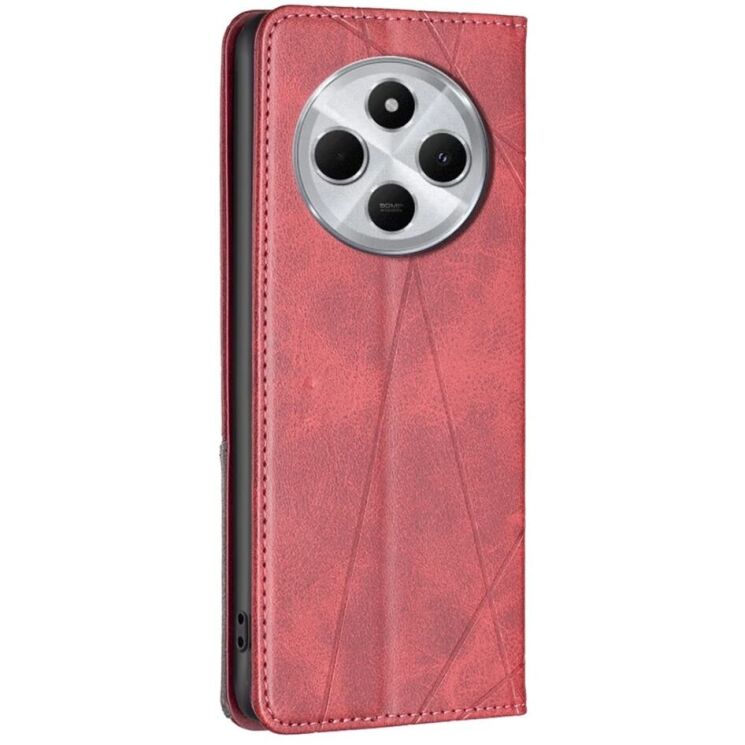 Чехол UniCase Geometric Pattern для Xiaomi Redmi 14C / Redmi A4 5G / Poco C75 - Red: фото 3 из 8