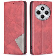Чехол UniCase Geometric Pattern для Xiaomi Redmi 14C / Redmi A4 5G / Poco C75 - Red: фото 1 из 8