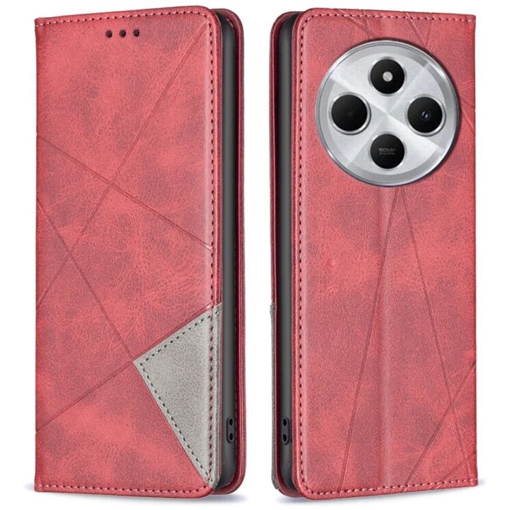 Чехол UniCase Geometric Pattern для Xiaomi Redmi 14C / Redmi A4 5G / Poco C75 - Red: фото 1 из 8