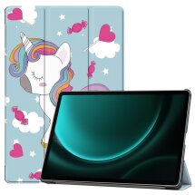 Чохол Deexe Life Style для Samsung Galaxy Tab S9 FE Plus (X610/616) - Horse: фото 1 з 9