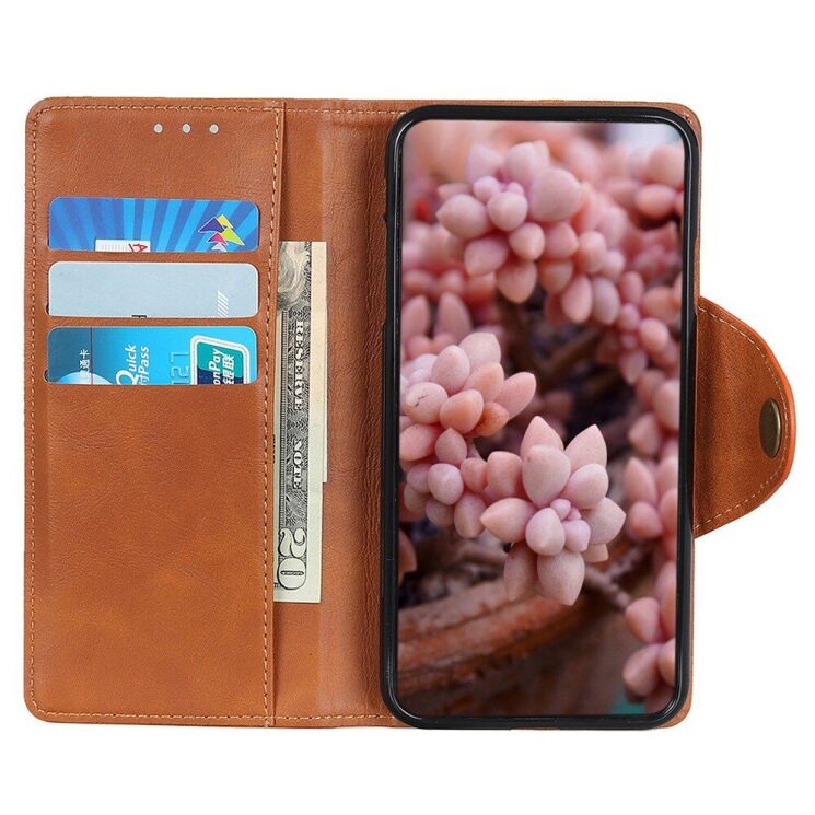 Чохол UniCase Vintage Wallet для Samsung Galaxy M14 (M146) - Brown: фото 3 з 8