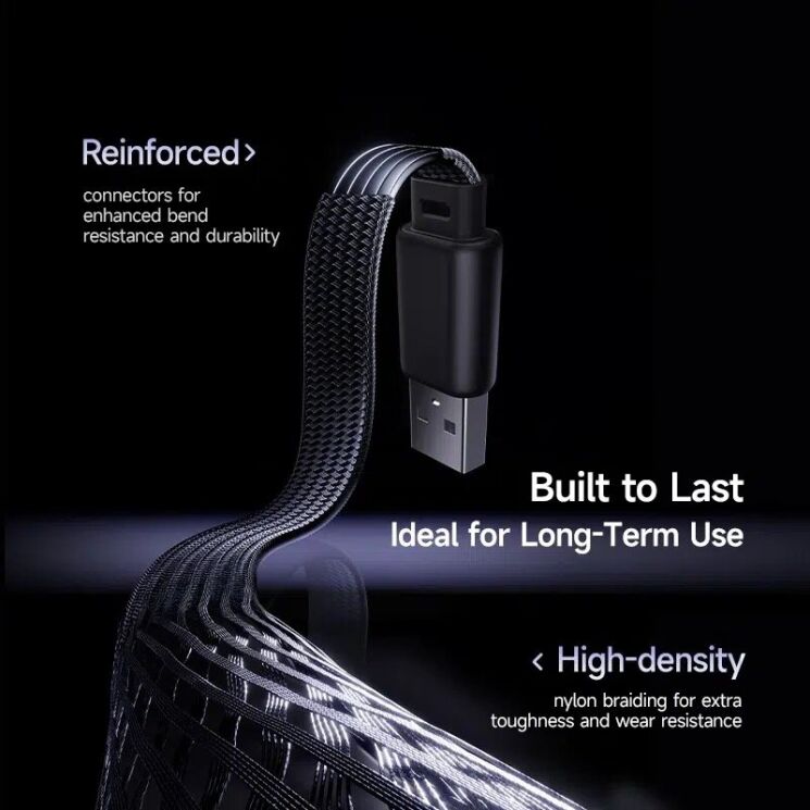 Кабель Baseus MVP 3 USB to Lightning (2.4A, 2m) P10382503121-01 - Black: фото 10 из 10