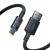 Кабель Baseus New Braided USB to Type-C (100W, 1m) E0426W01 - Black: фото 1 из 7