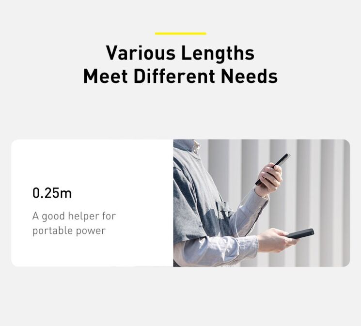 Кабель Baseus Superior Series USB to Lightning (2.4A, 0.25m) CALYS-02 - White: фото 20 з 22