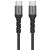 Кабель Sharge Braided Type-C to Type-C (100W, 1.5m) - Black: фото 1 из 10