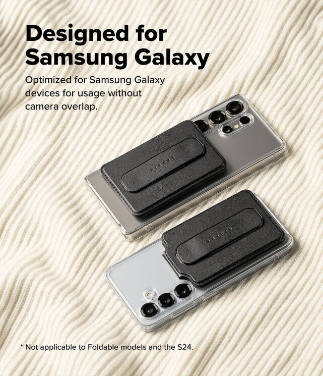 Кардхолдер Ringke Slide Grip Wallet Magnetic Edge (8800293855224) - Black: фото 4 з 17