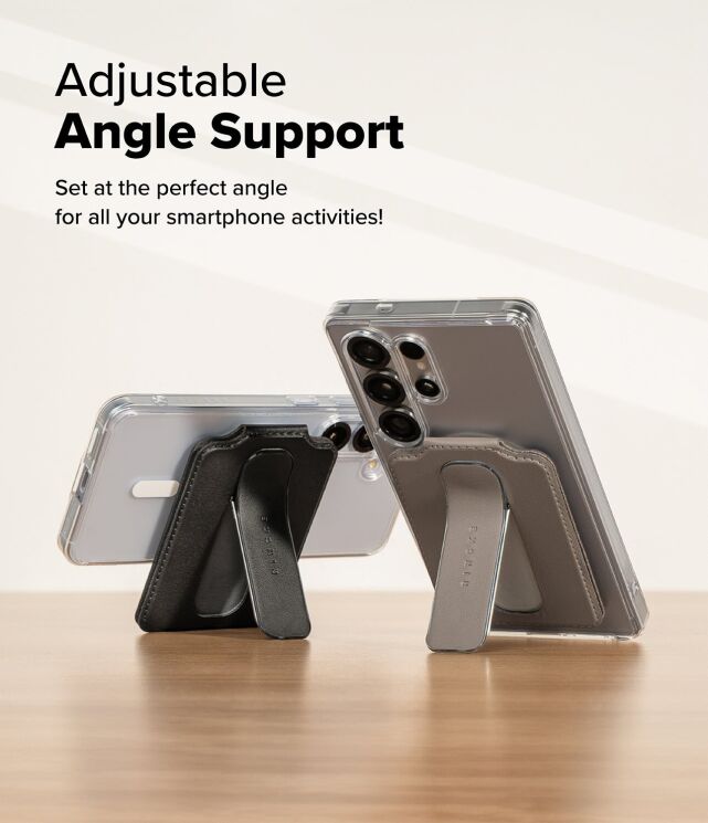 Кардхолдер Ringke Slide Grip Wallet Magnetic Edge (8800293855224) - Black: фото 10 з 17