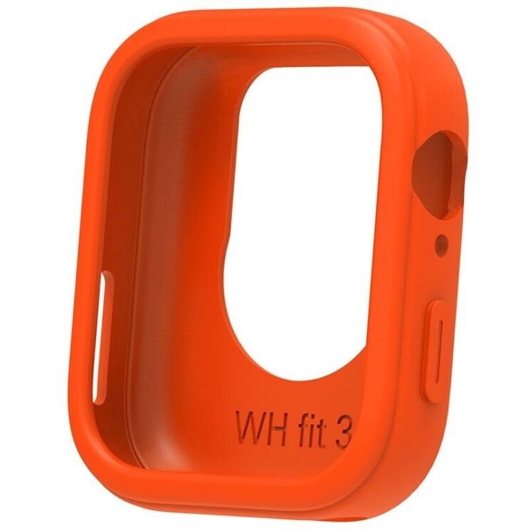 Комплект (чехол и ремешок) Deexe Silicone Set для Huawei Watch Fit 3 - Orange: фото 6 из 9
