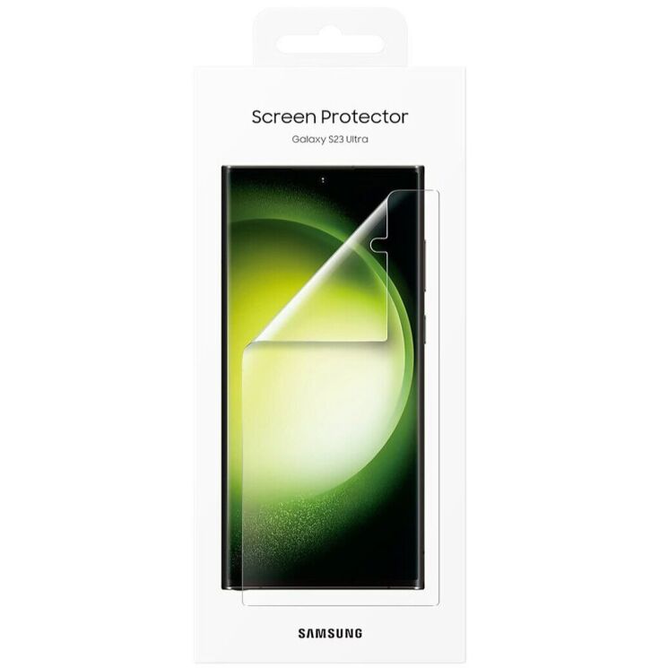 Комплект оригінальних плівок Screen Protector для Samsung Galaxy S23 Ultra (S918) EF-US918CTEGRU: фото 1 з 4
