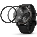 Комплект захисних плівок Deexe Protector Film для Garmin Vivomove Trend - Black: фото 1 з 6