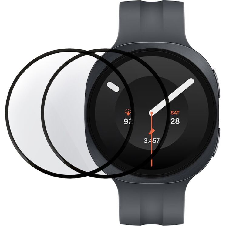Комплект защитных пленок Deexe Protector Film для Samsung Galaxy Watch 9 (44mm) - Black: фото 1 из 6