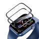 Комплект защитных пленок DUX DUCIS 3D Curved Screen для Apple Watch 10 46 mm - Black (364514B). Фото 3 из 11