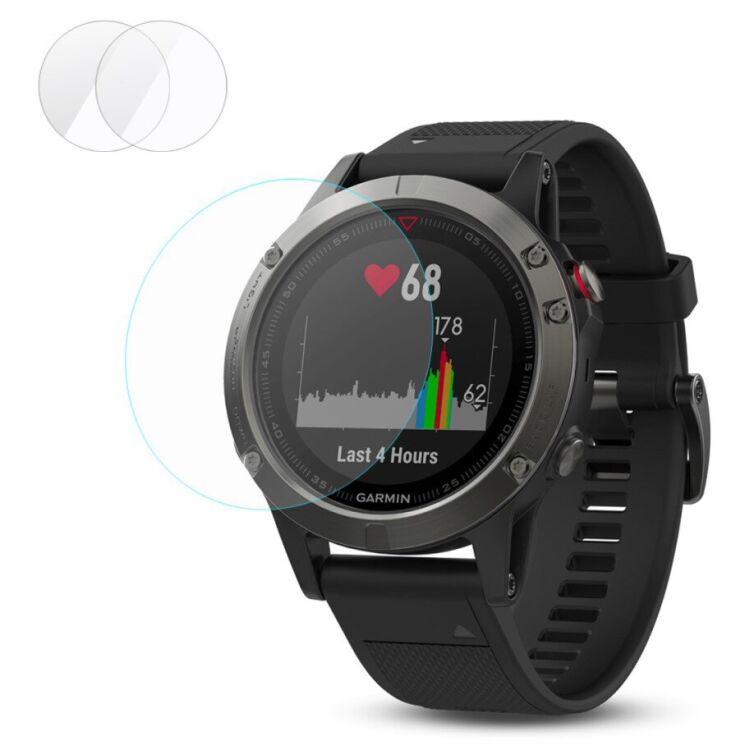 Комплект защитных стекол HAT PRINCE 0.2mm для Garmin Fenix 5: фото 1 из 8